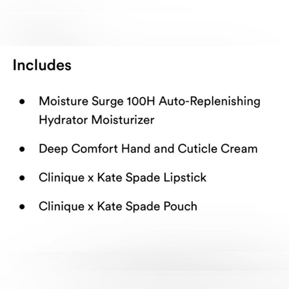 Clinique x Kate Spade 4 piece Gift Set - NWT - Picture 2 of 2